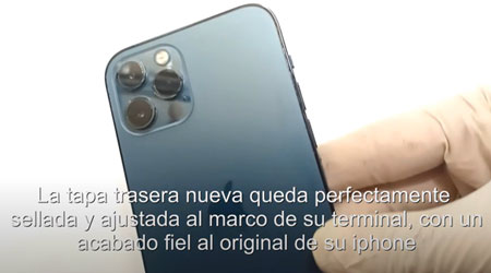 Reparacion tapa trasera iPhone 12 Mini