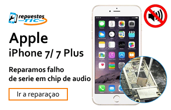 Reparamos chip de áudio / som iphone 7/7 Plus