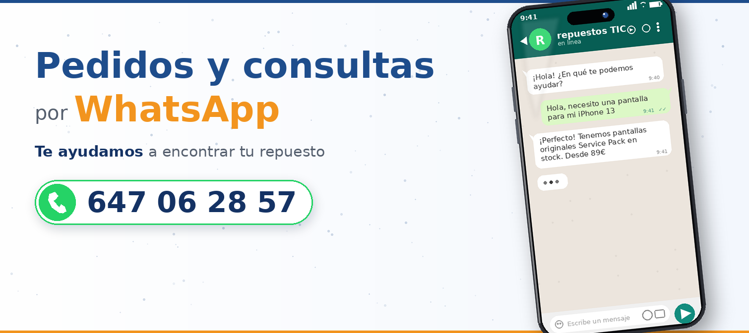 Pedidos y consultas por WhatsApp