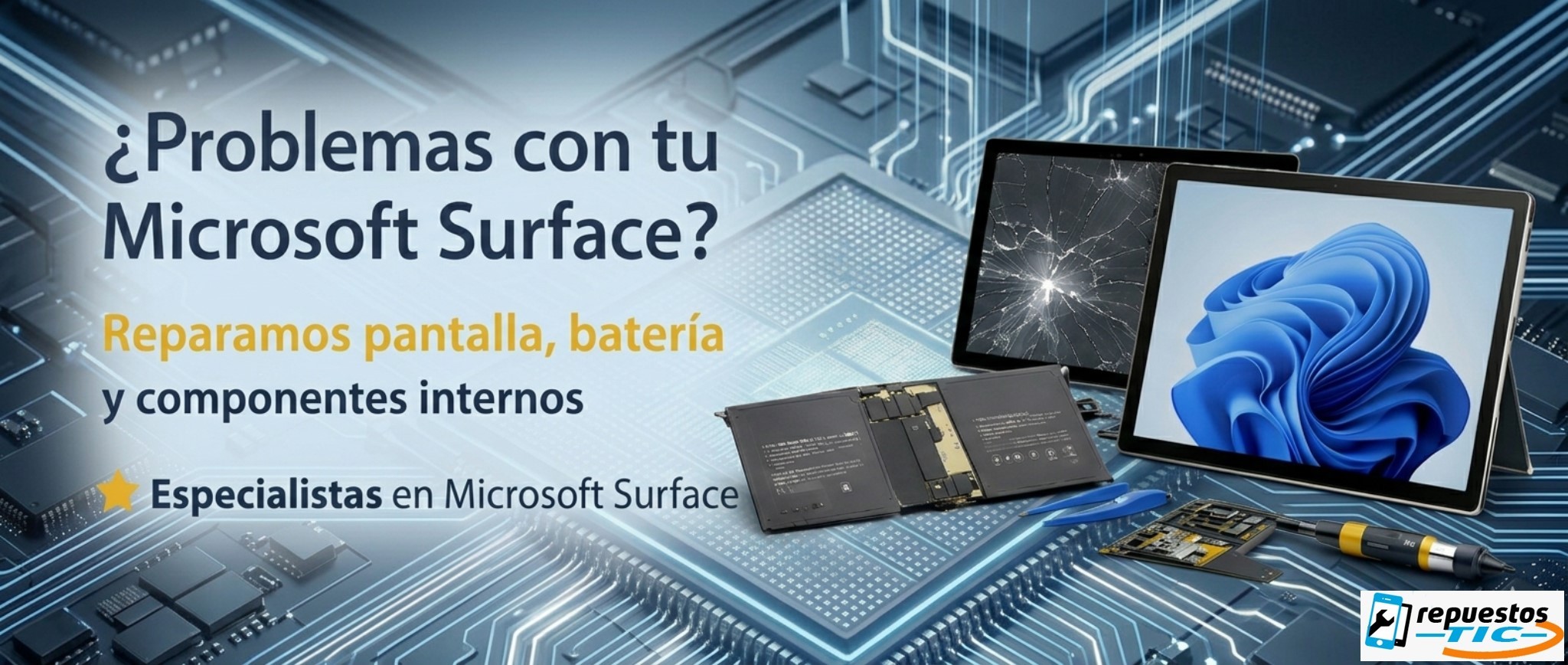 Reparación Microsoft Surface